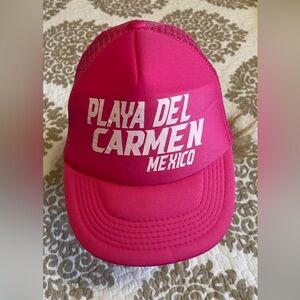 Unisex cap, pink color from Playa del Carmen Mexico. New with out tag